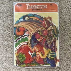 Vintage Eureka Die Cut Thanksgiving Prints